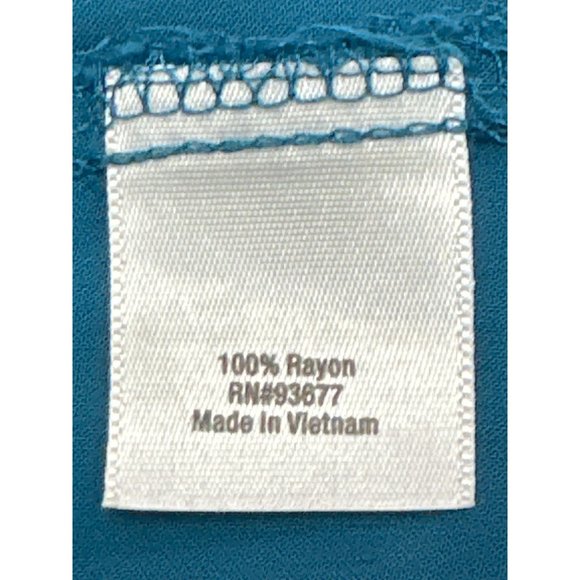 A.N.A. A New Approach Black Red Purple Geometric Print Roll Tab Sleeves Size XL - Picture 8 of 9